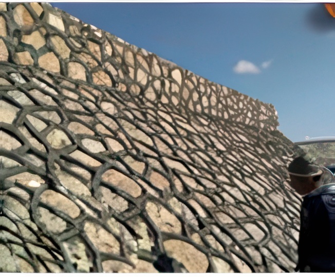 Stone Pitching - Middle Ring Road